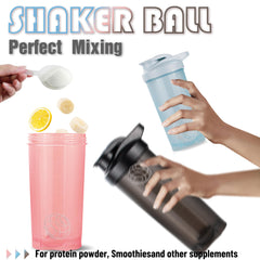Durable BPA-free ShakerZoo shaker bottles in multicolor set