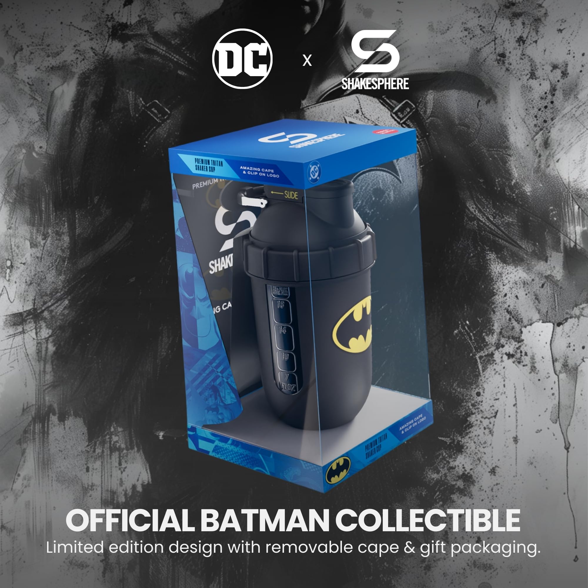 SHAKESPHERE Batman Edition collector gift box for fans and gifts.