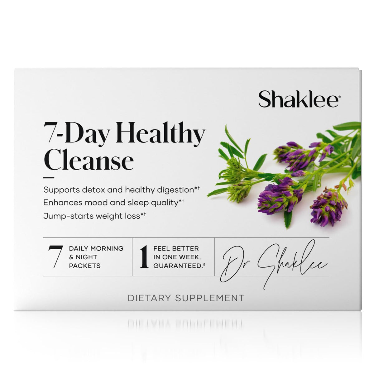 Shaklee 7-Day Healthy Cleanse morning and night packets for daily use