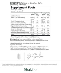 Calcium and magnesium with vitamins D and K for bone support