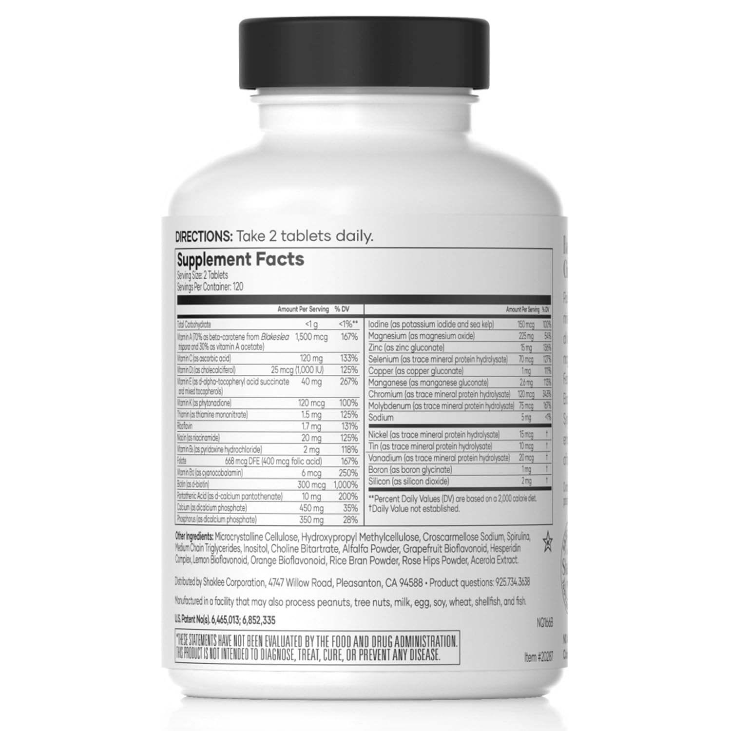 Close-up of Vita-Lea Men tablets