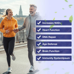 NAD+ brain function support with Nicotinamide Riboside and Resveratrol