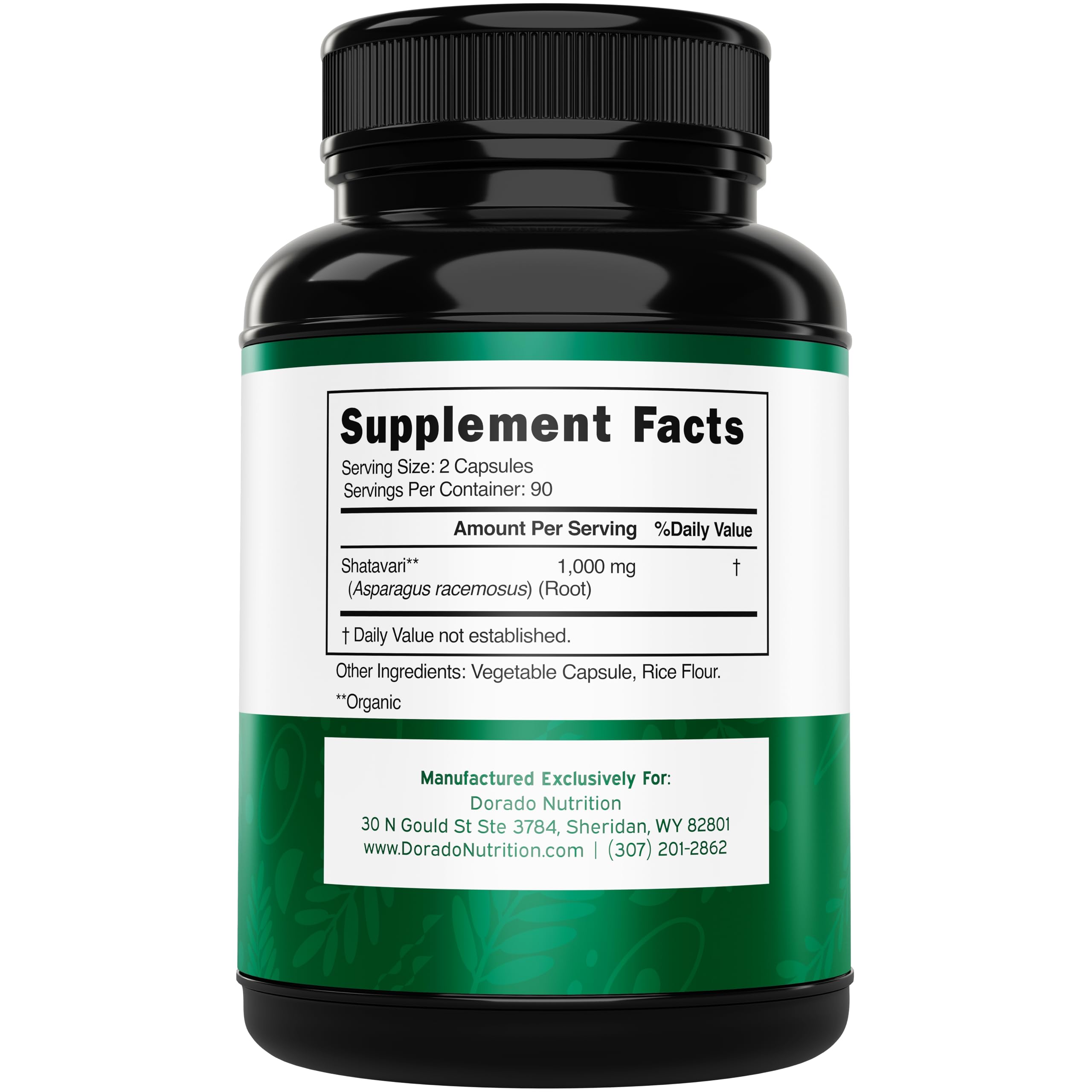 Shatavari capsules supporting hormone balance and prolactin production