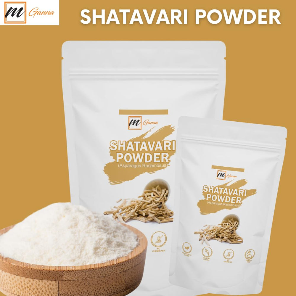 Packaging of 100% natural Shatavari powder