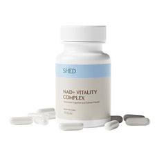 SHED NAD+ Vitality Complex bottle with 60 capsules