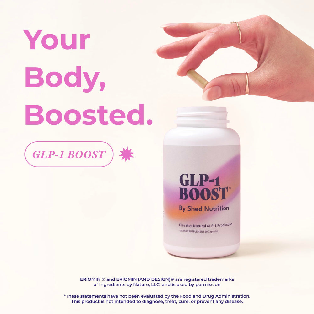 Shed Nutrition GLP-1 Boost in-use scene at breakfast