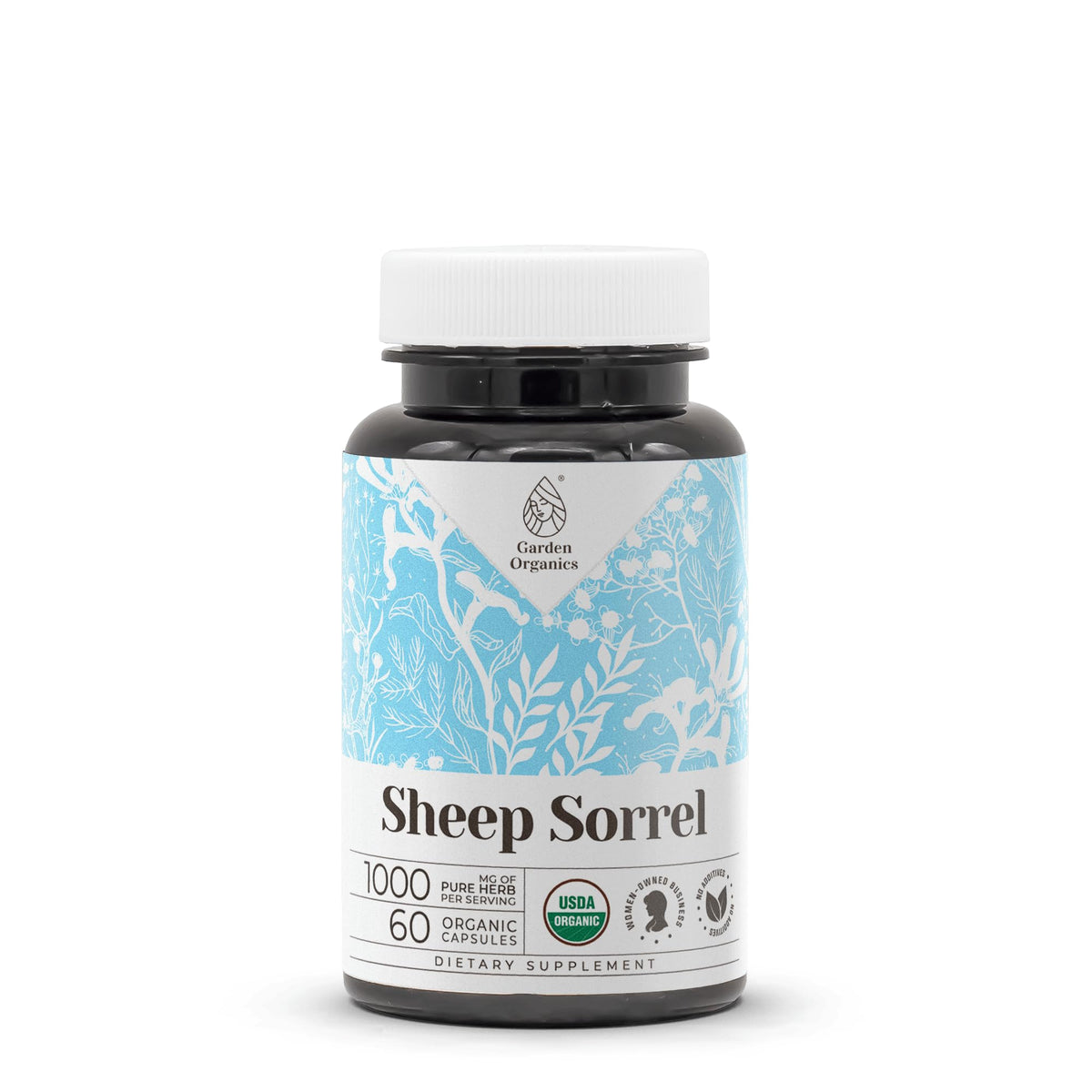 Bottle of Sheep Sorrel USDA Organic 60 capsules