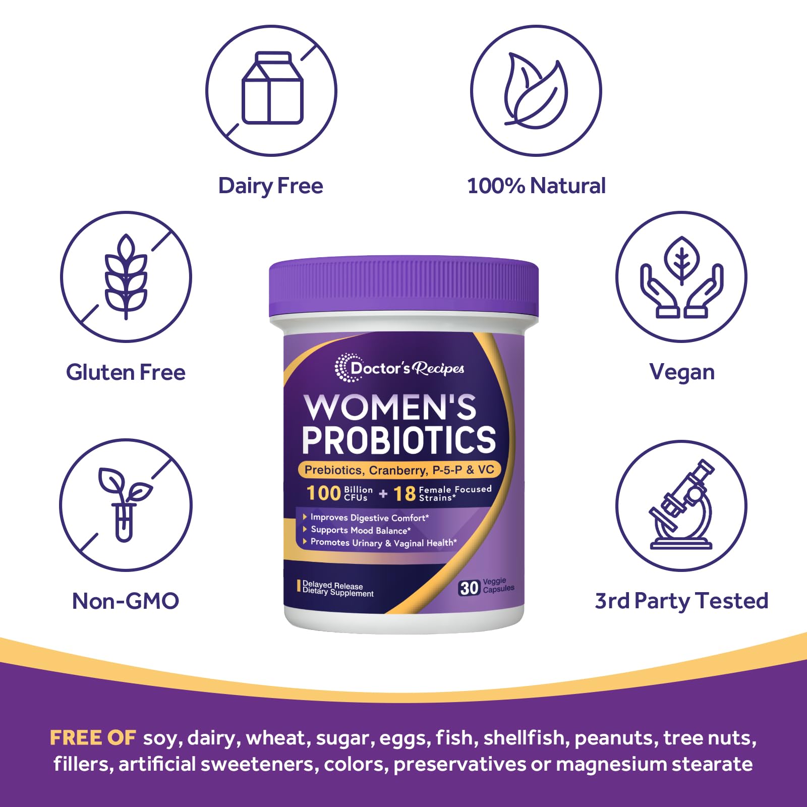 Shelf-stable, delayed-release probiotic capsules