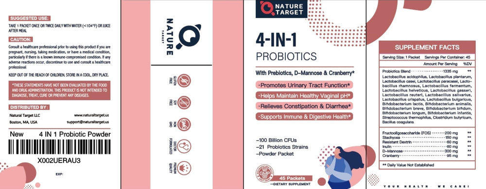 Shelf-stable probiotic packets for storage