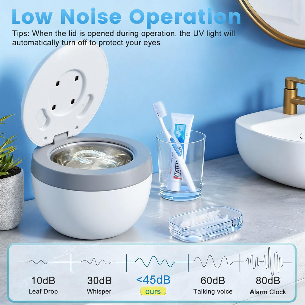Includes shelf and tweezers for jewelry cleaning