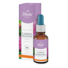 Sheló NABEL Milk Thistle and Artichoke liquid drops bottle, 1 oz