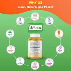 Halal-certified SHIFAA NUTRITION vegan Omega-3 gummies