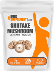 Shiitake mushroom extract powder 100g pack