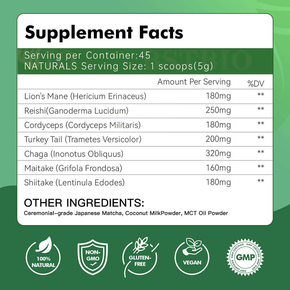 Shiitake mushrooms in dried form