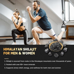 Gluten-free and dairy-free Shilajit capsules