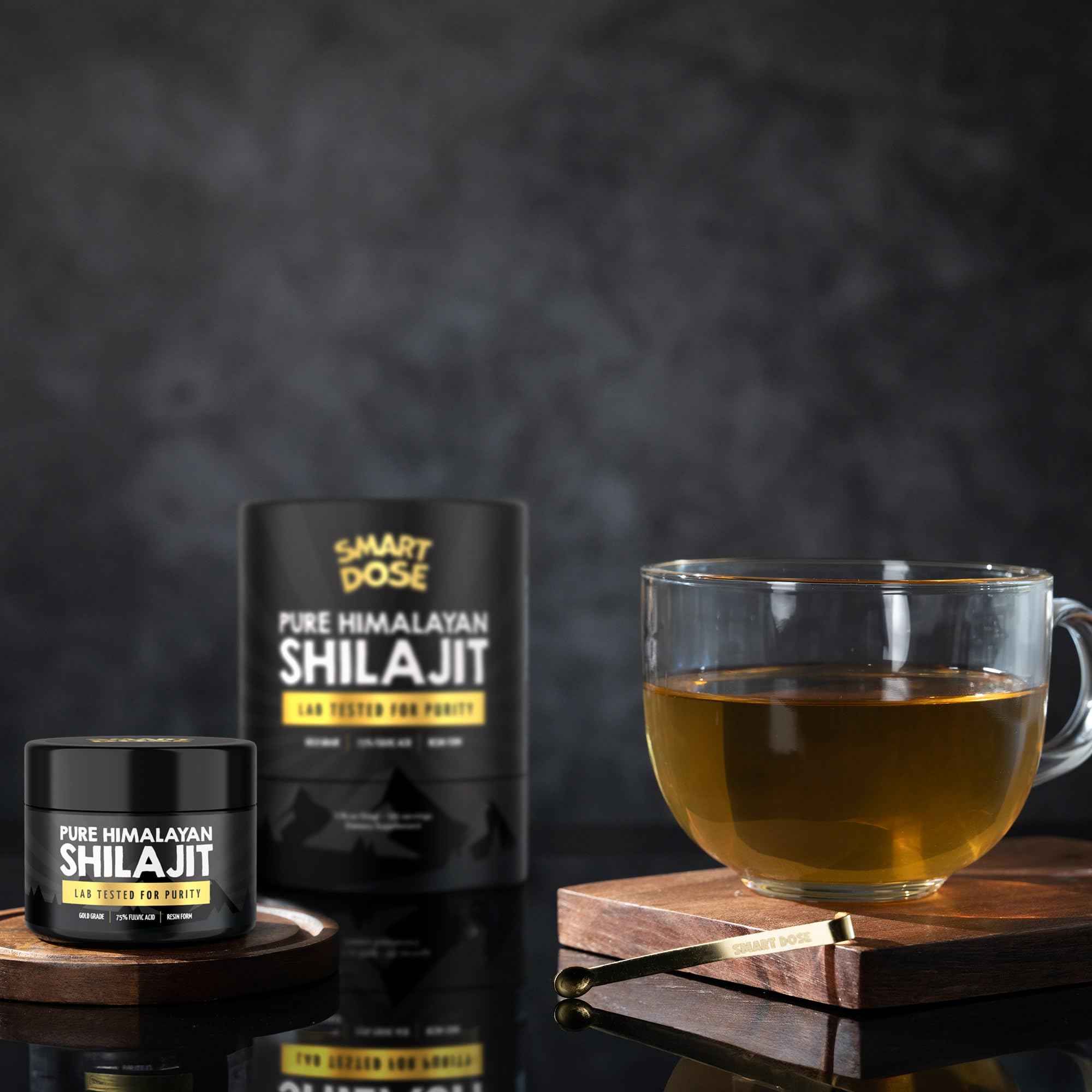Concept image of Shilajit energizing health benefits