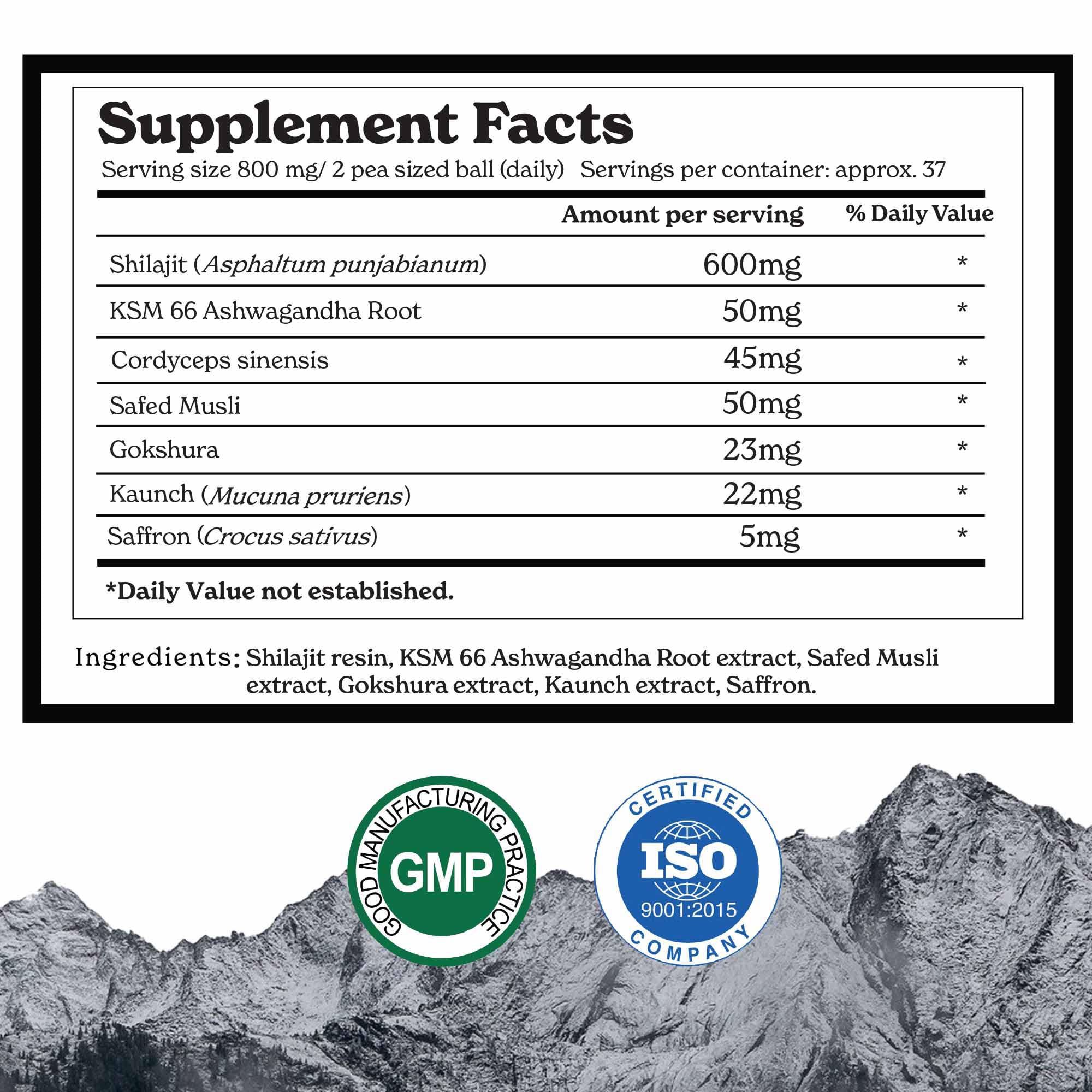 Shilajit Gold 30g with Ashwagandha