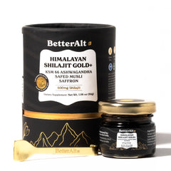 Front view of Himalayan Shilajit Gold 30g packaging