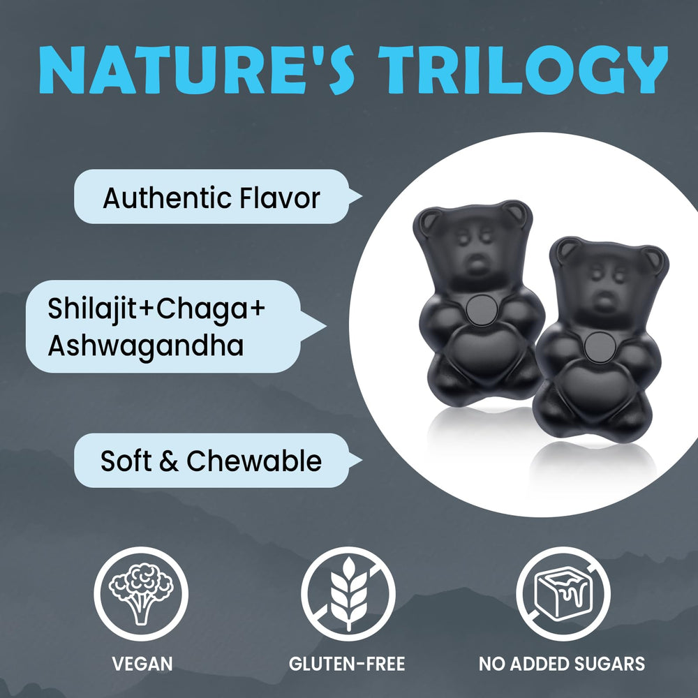 Gummies with Chaga and Ashwagandha for immune support