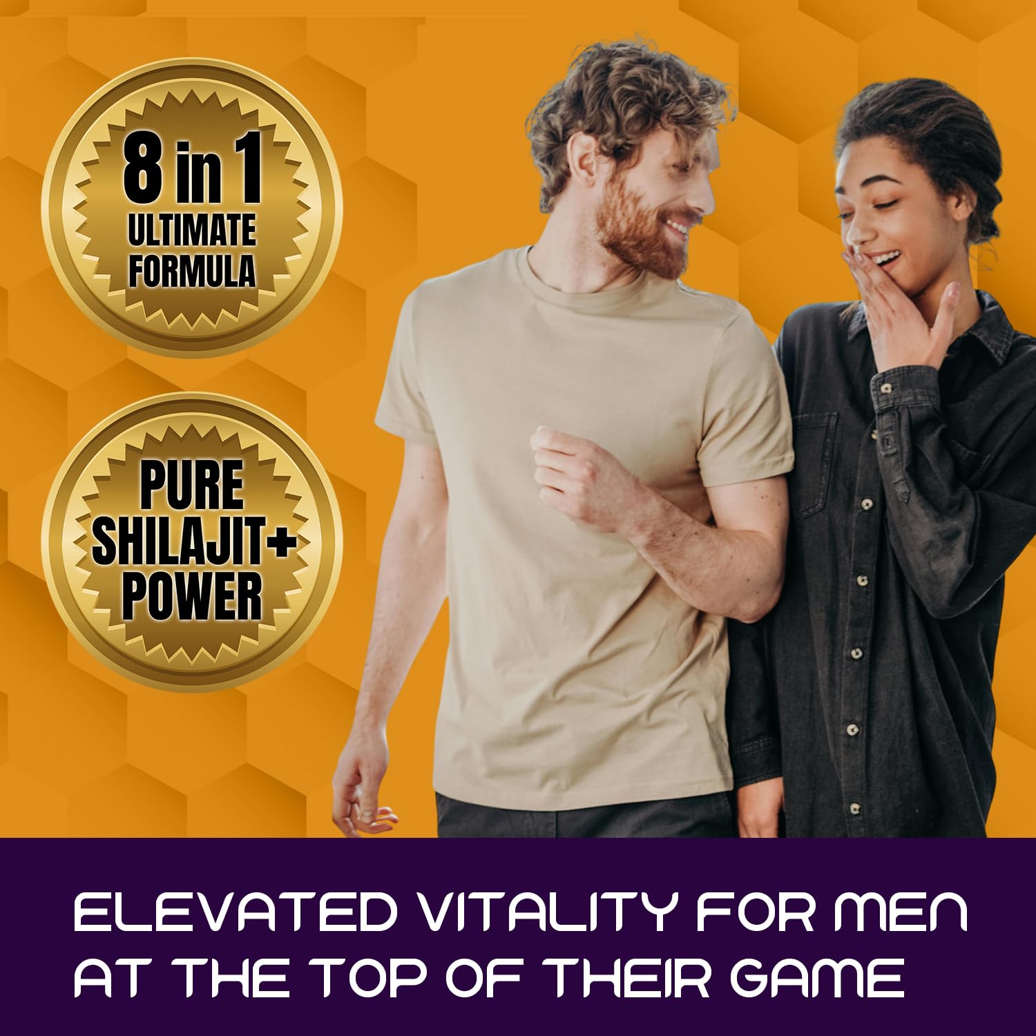 Shilajit extract label highlighting 30:1 potency