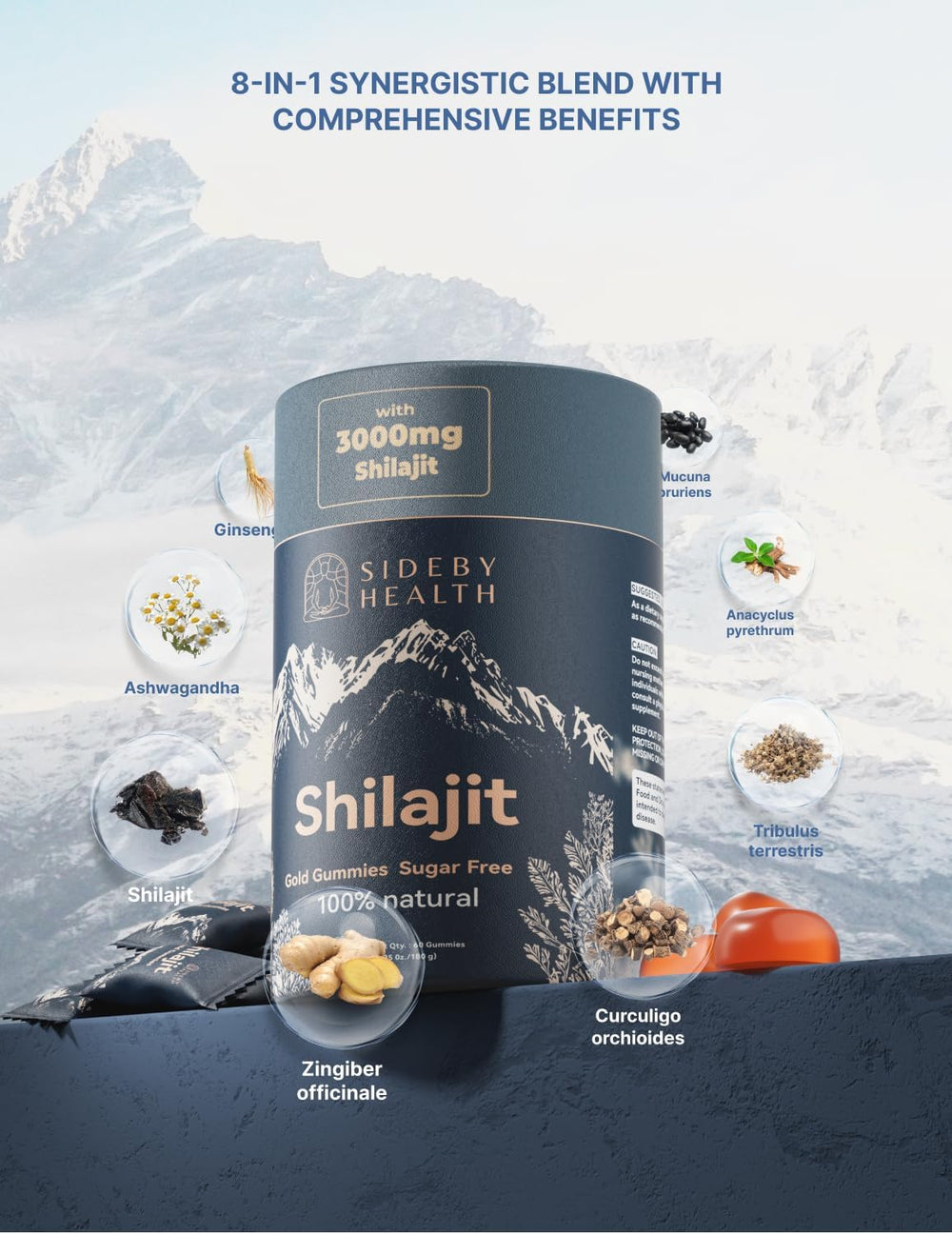 Non-GMO and no added sugar symbols on packaging