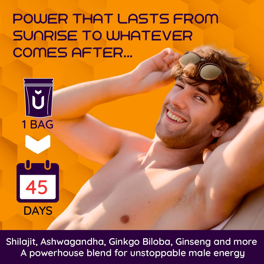 Vegan sugar-free Shilajit Gummies packaging icon