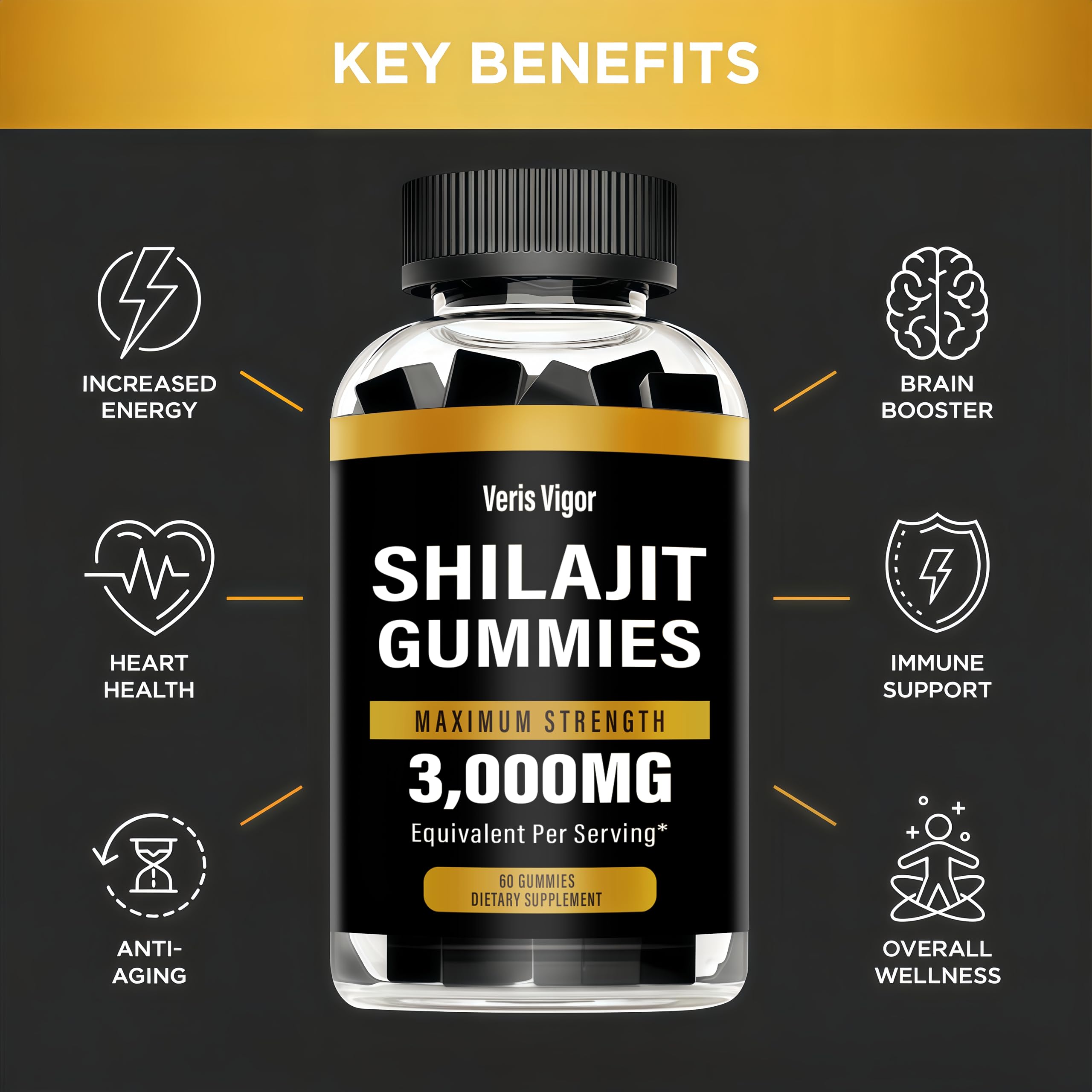 Visual of two gummies as a daily serving