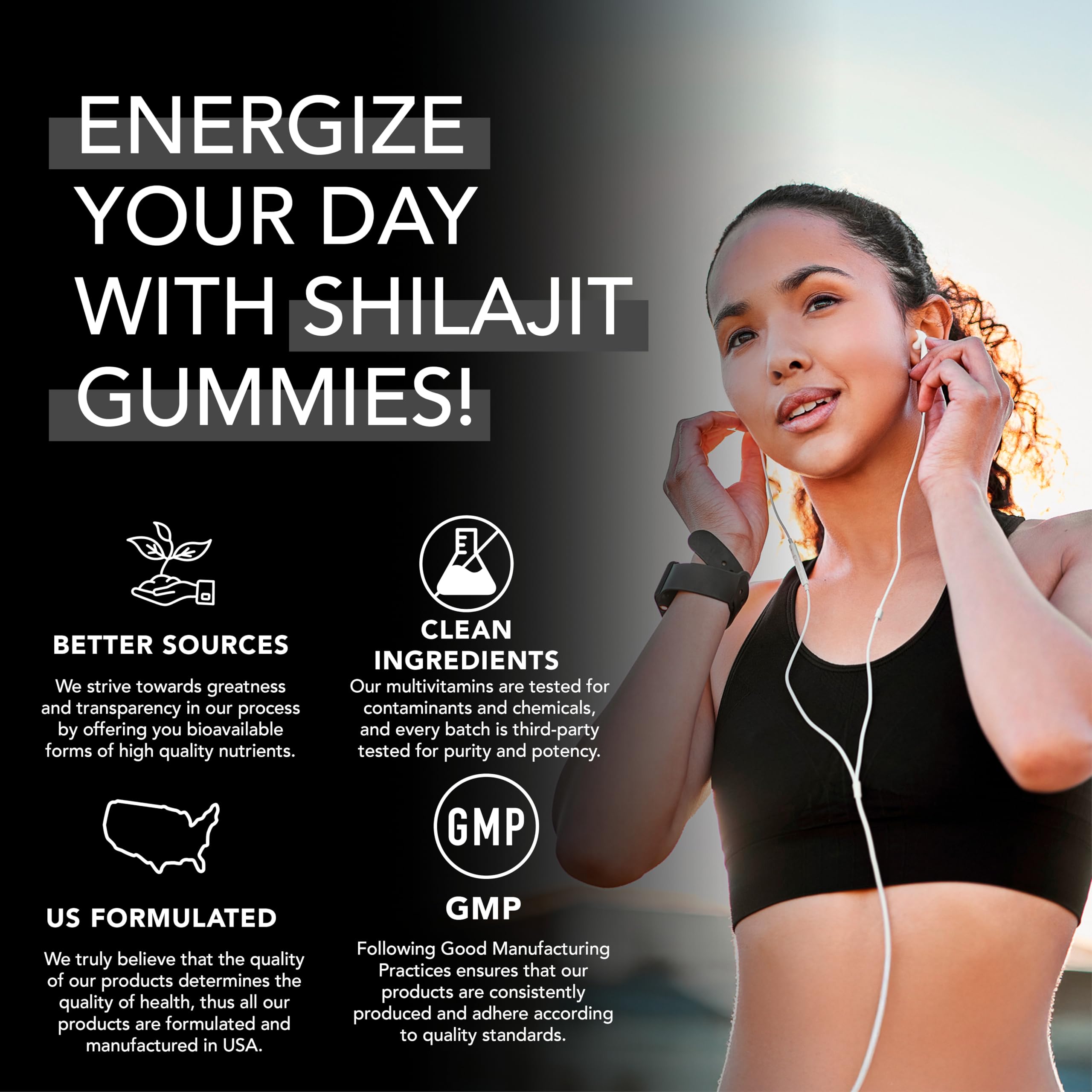 Close-up of Raspberry flavored Shilajit Gummies