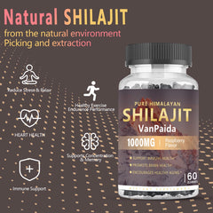 Shilajit Gummies made from Himalayan shilajit raw materials