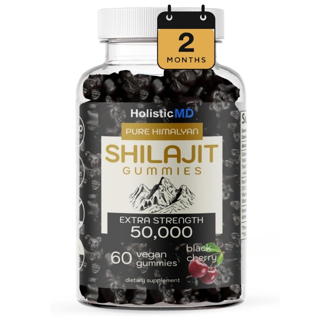 Shilajit gummies for men and women with Himalayan resin
