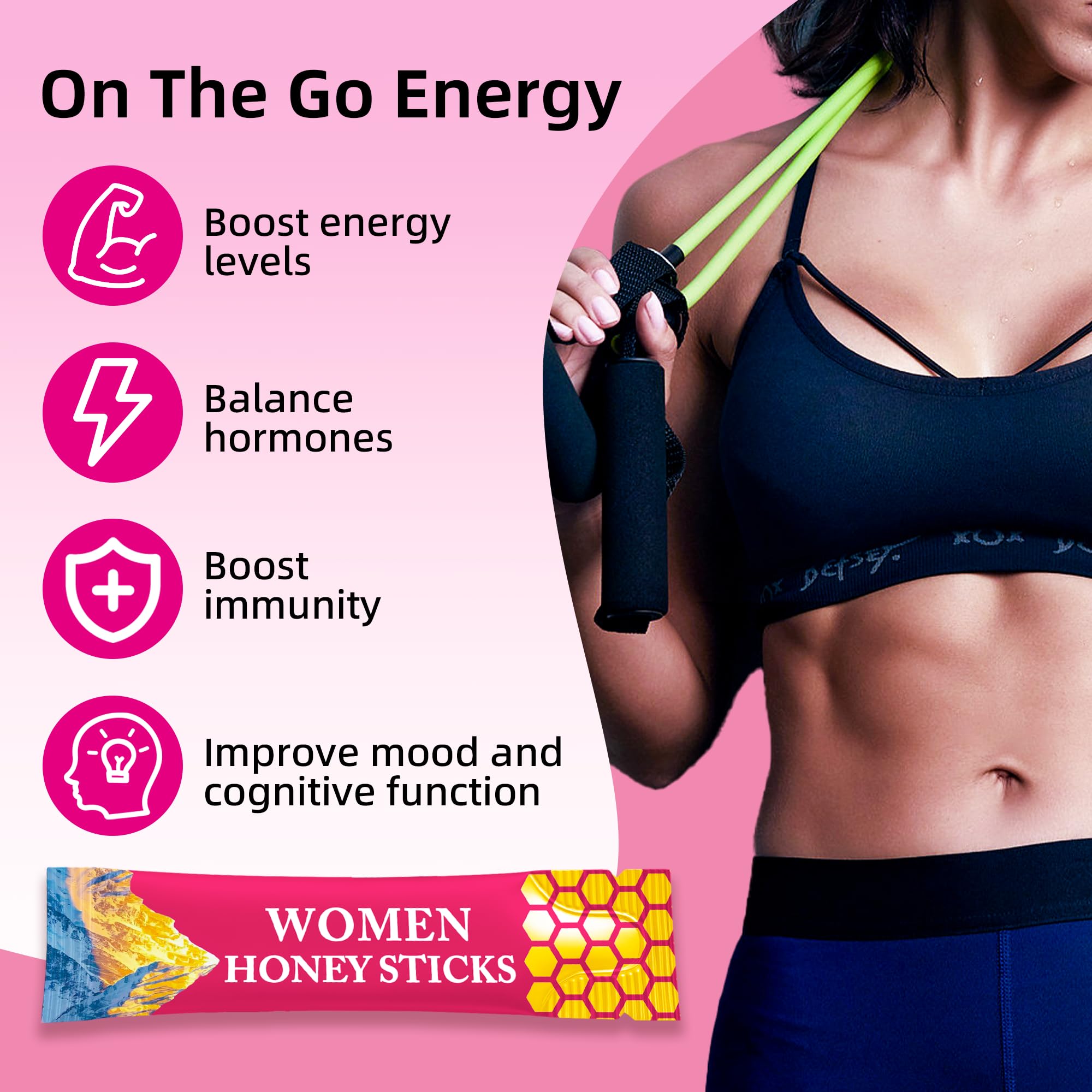 Box of 30 Shilajit Honey Sticks for women