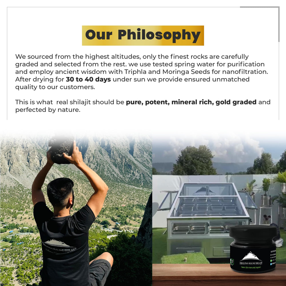 Product packaging for Shilajit Pure Himalayan Drops