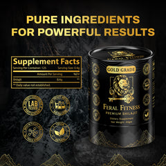 Back label of the 50g glass jar showing ingredients and certifications
