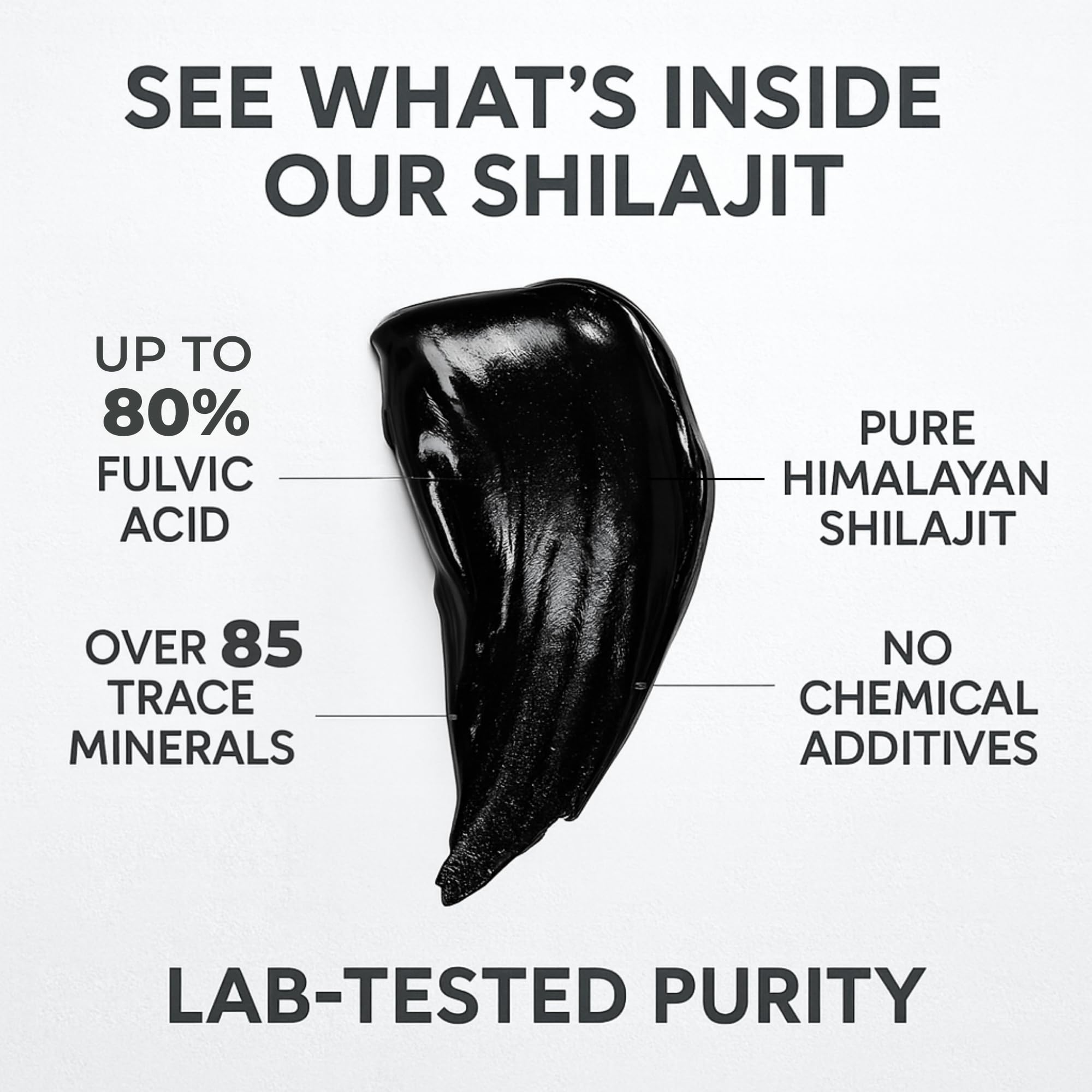 Product packaging for Shilajit resin 60g