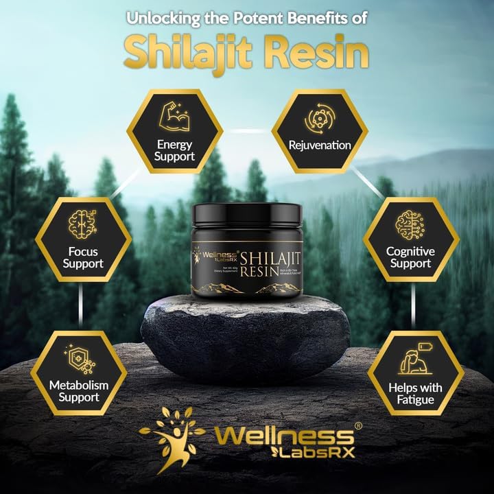 Shilajit resin for cognitive clarity and sustained energy