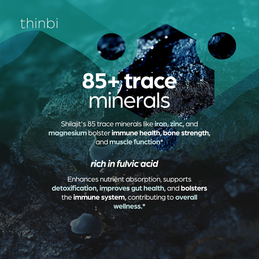 Shilajit resin showing trace minerals