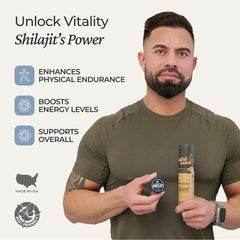 Packaging image of Shilajit Resin from Altai Mountains
