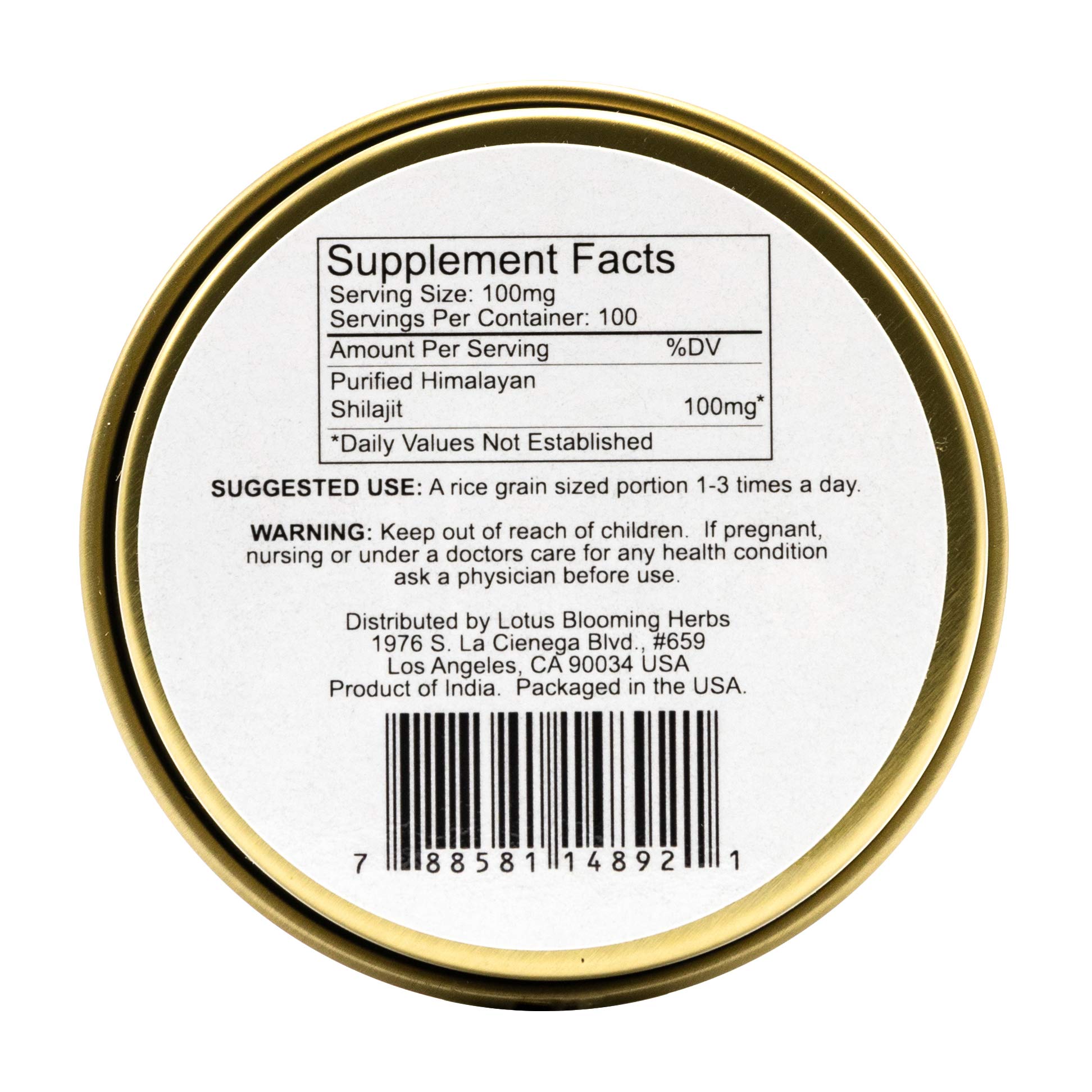Close-up of pure Shilajit resin 10g
