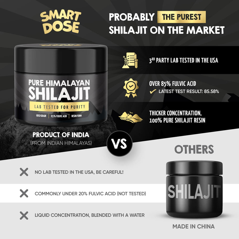 Shilajit sourced from the Indian Himalayas