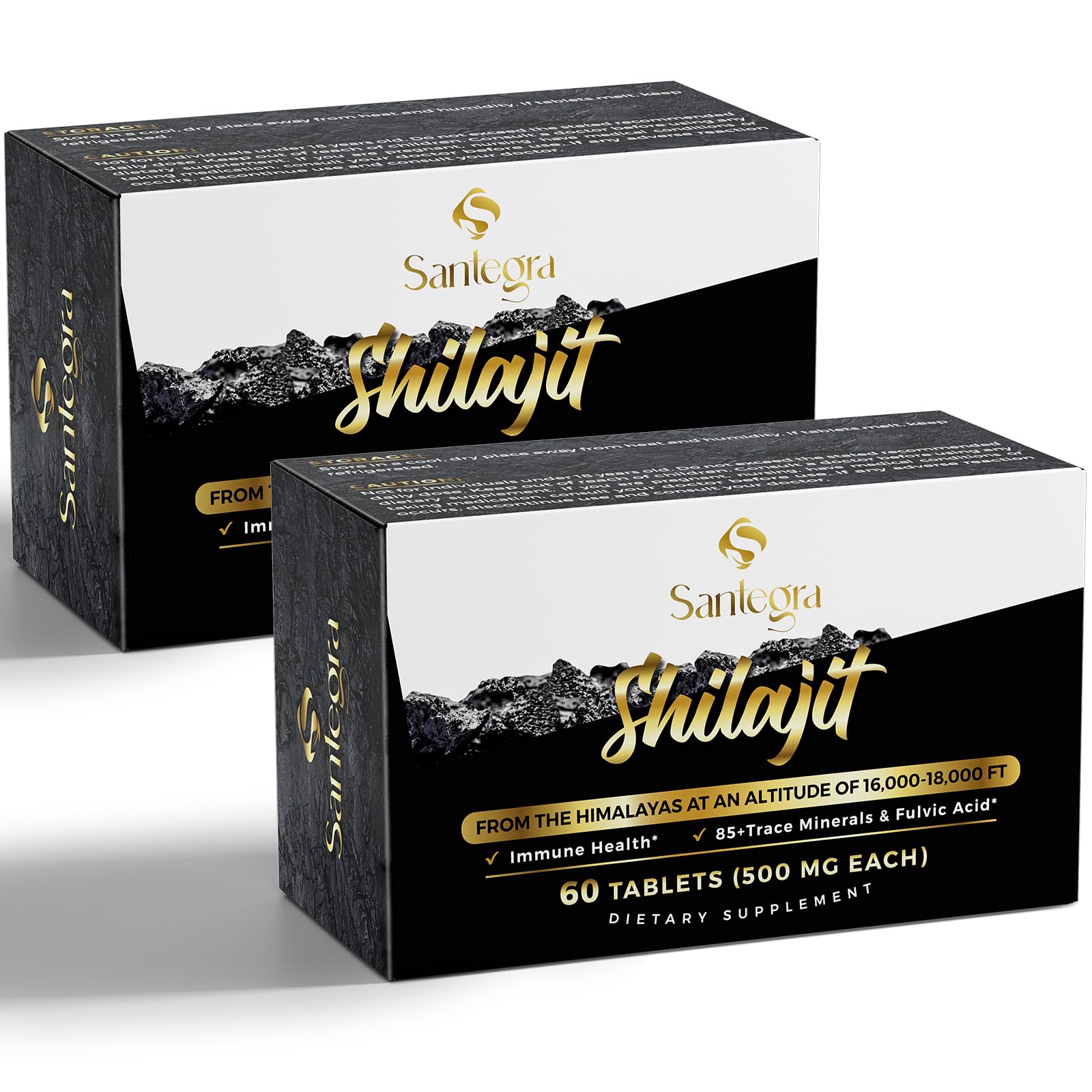 Bottle of 30,000 mg Shilajit tablets – 120 count