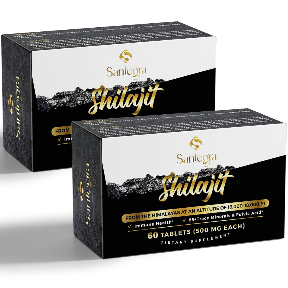 Bottle of 30,000 mg Shilajit tablets – 120 count