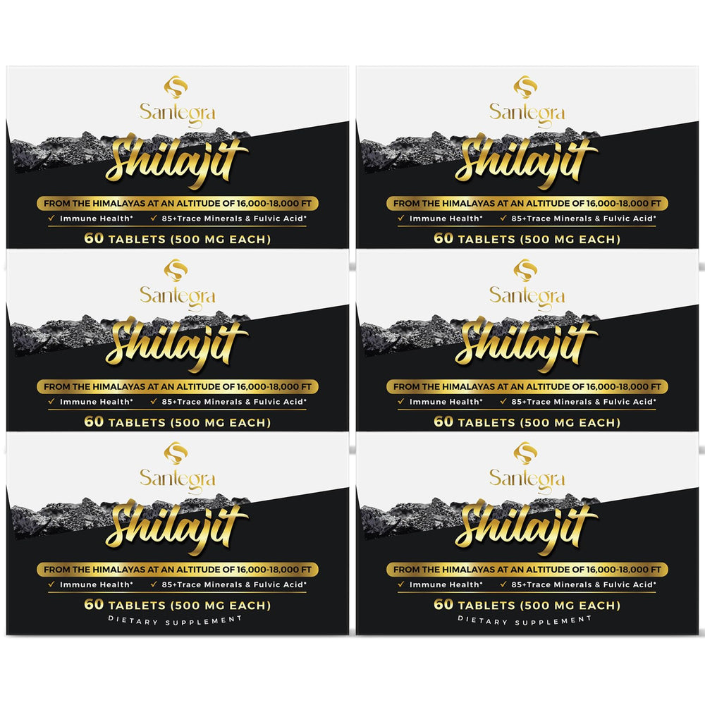 Bottle of 30,000 mg Shilajit tablets, 360-count