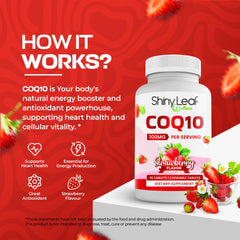 Recommended dosage of Shiny Leaf CoQ10 chewable tablets