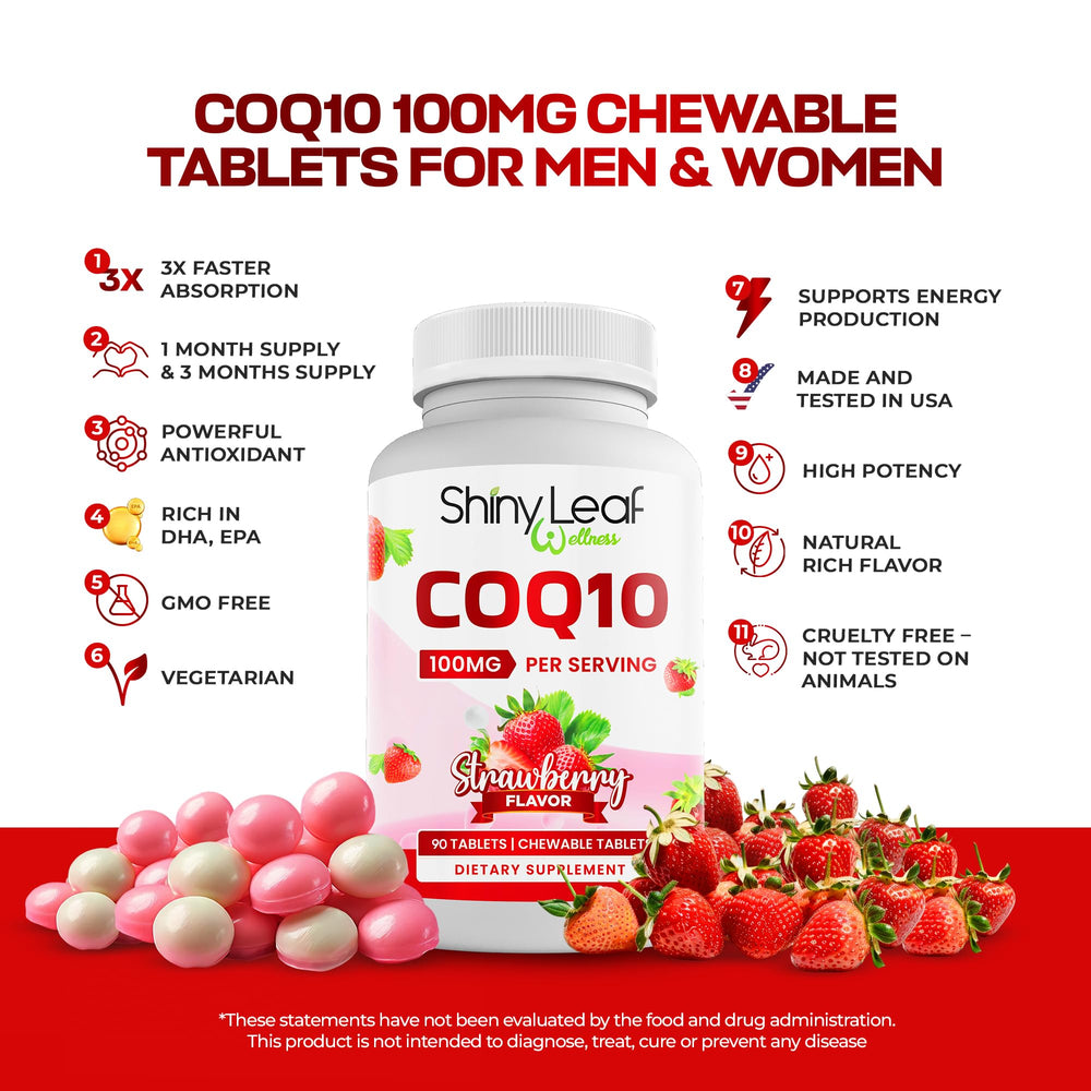 Energy support with CoQ10 100mg chewables