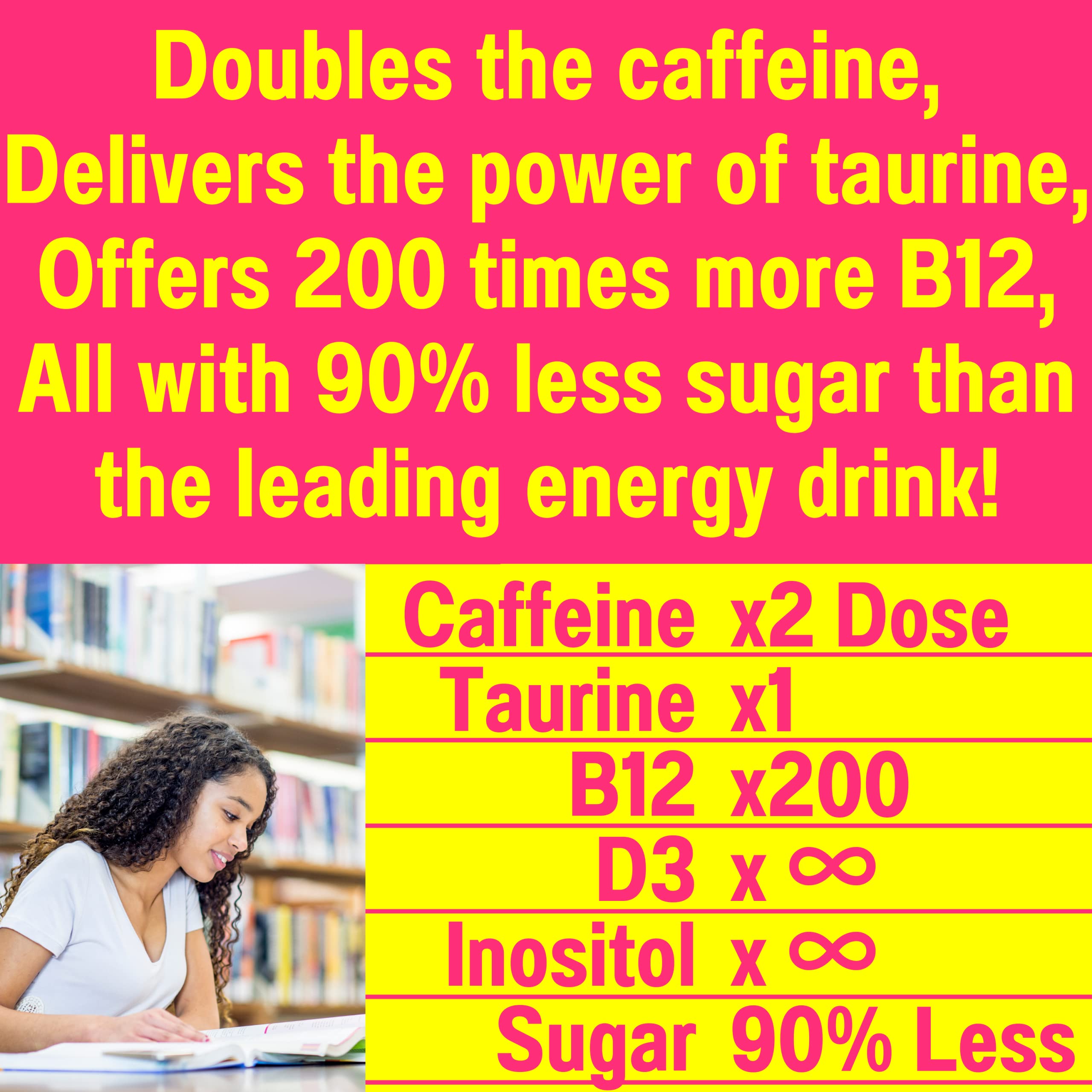 SHIZAM 30-serving bottle held to highlight value and convenience.