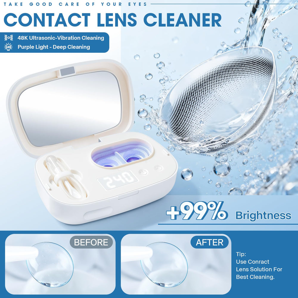 Shmian Deep 47KHz lens cleaner in travel-friendly case