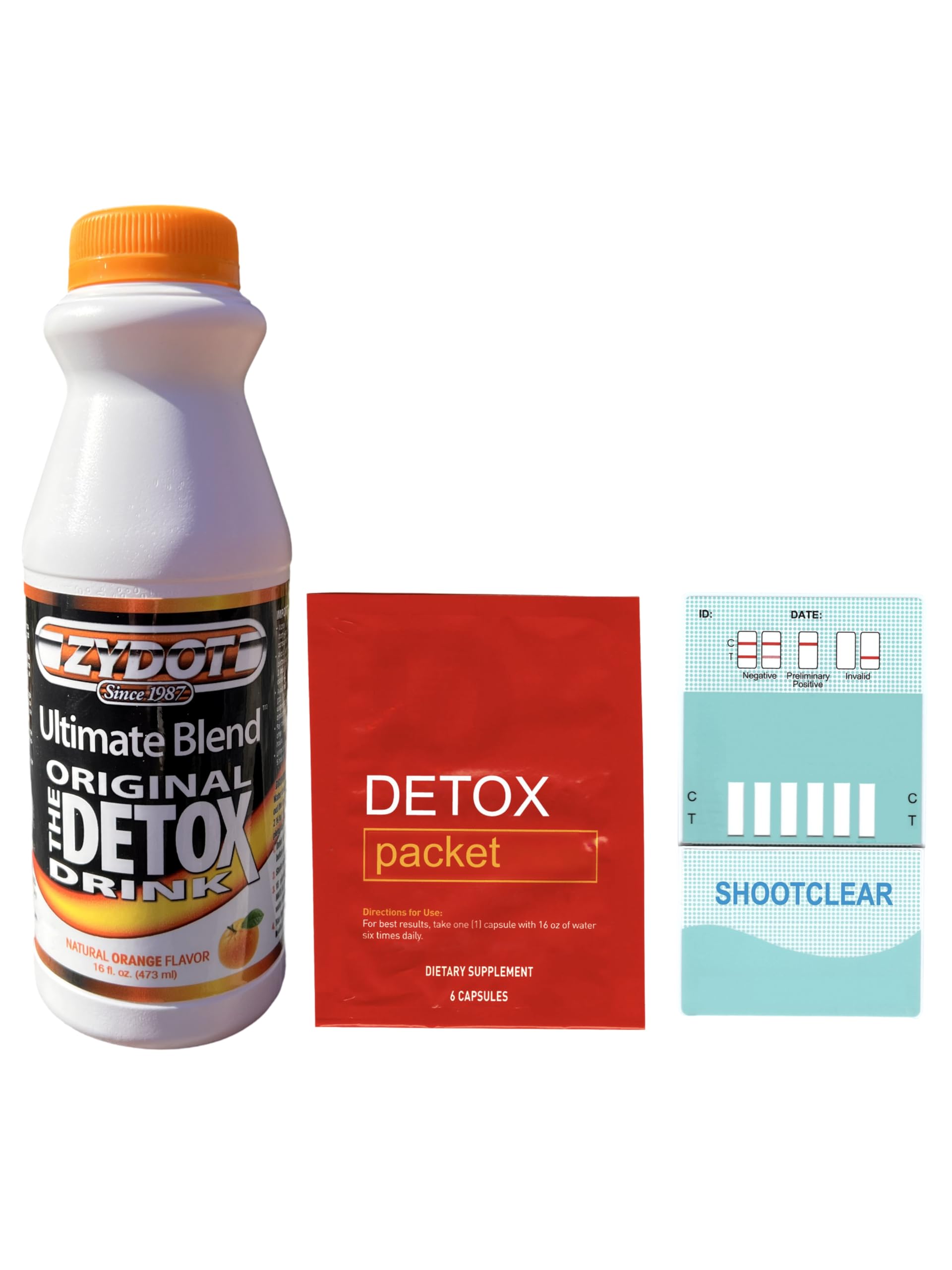 Shootclhear Detox Drink 16 oz bottle - front view