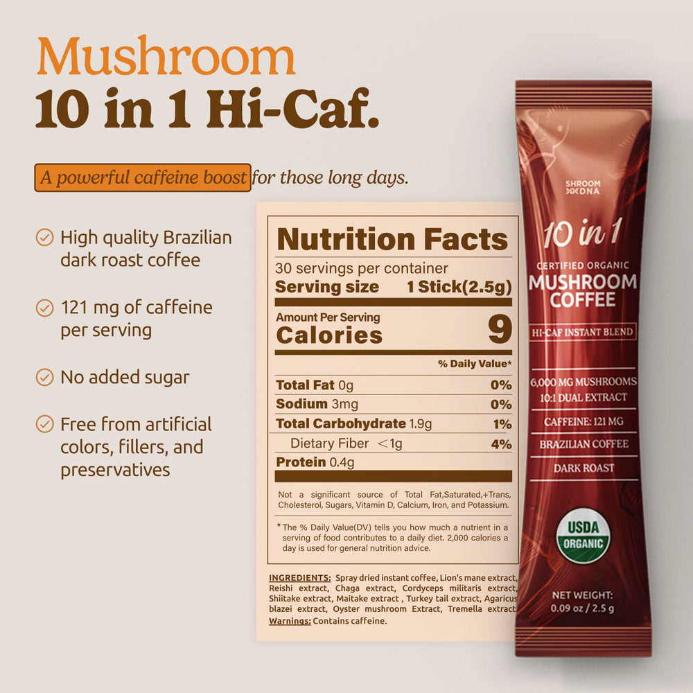 Satisfaction guarantee seal for ShroomDNA product