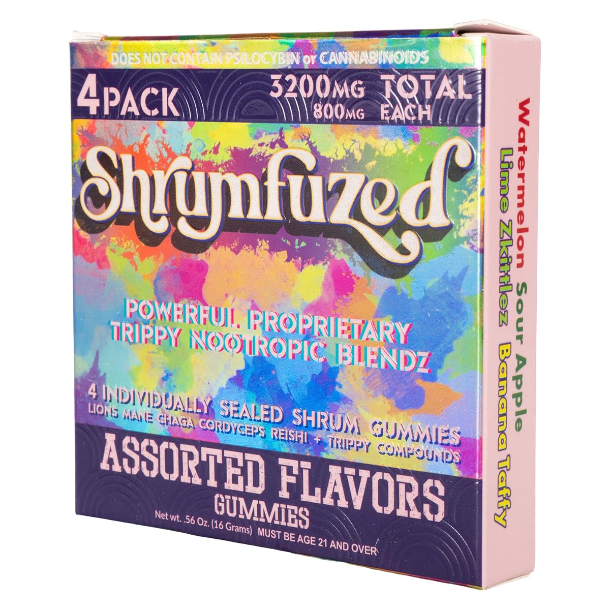 Gummies featuring Reishi imagery