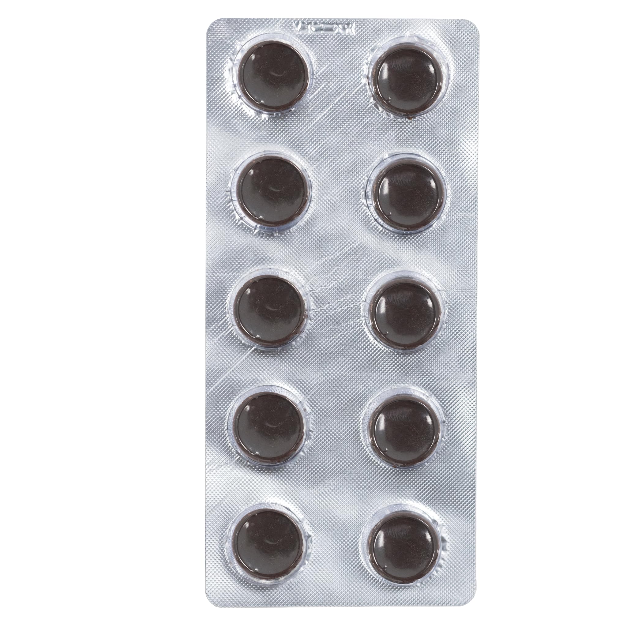 Macro close-up of Shrumfuzed gummy with chocolate coating